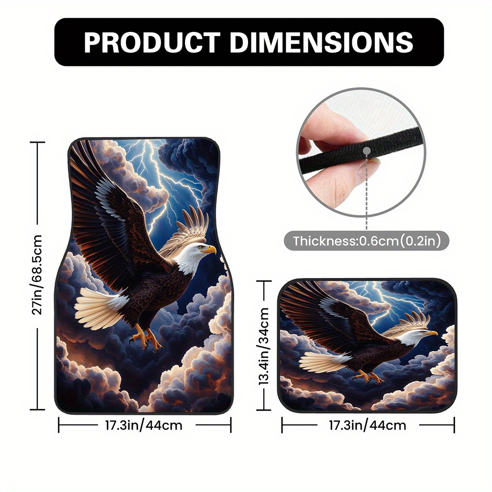 4pcs Eagle Stormy Sky F Patter - Commercial Printing Format recension och pris