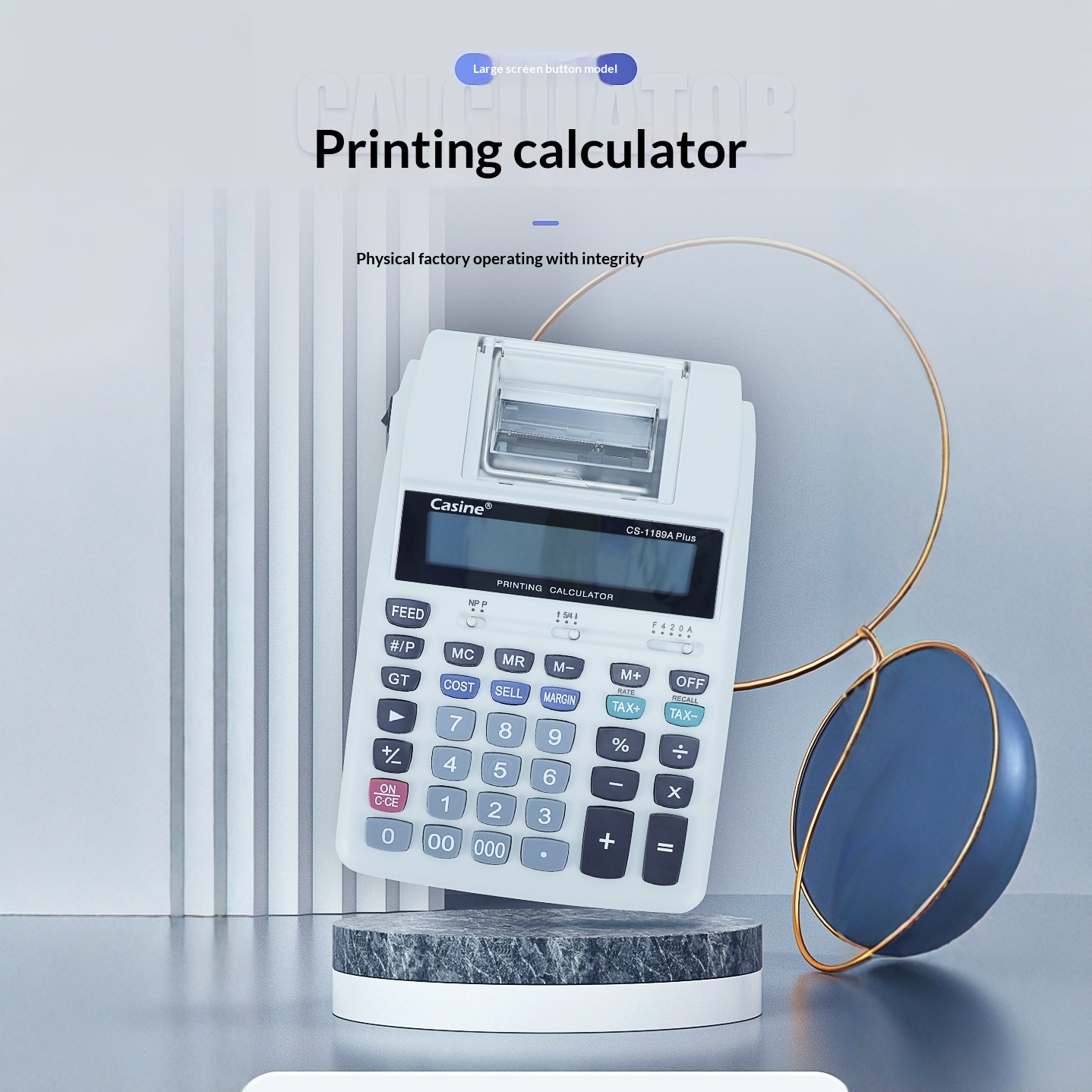 Printable Calculator 12-digit  - Commercial Printing Calculator recension och pris