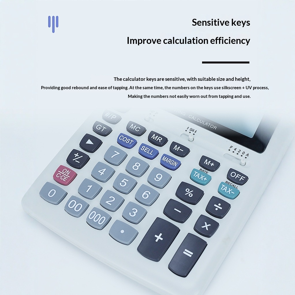Printable Calculator 12-digit  - Commercial Printing Calculator recension och pris