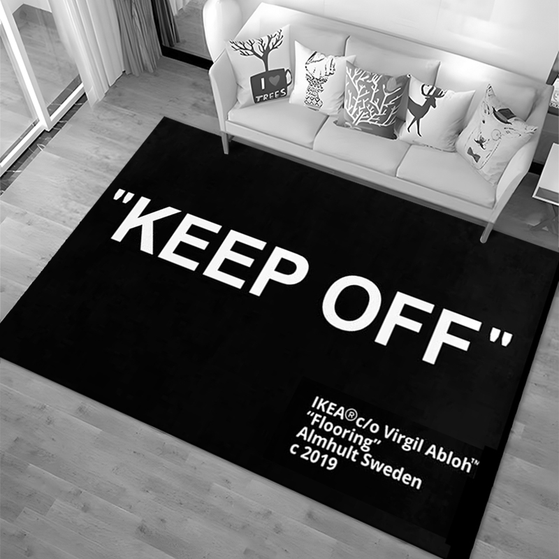 Keep Off Area Rugs 3D Printed  - Commercial Printing Format recension och pris