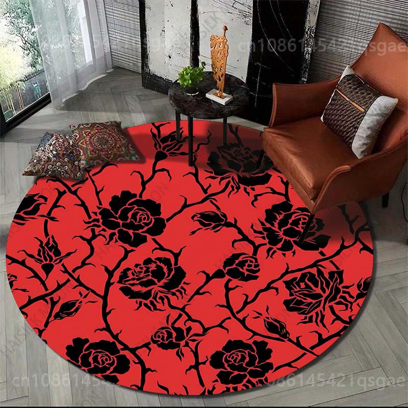 Multiple size Black roses on r - Printing On Commercial recension och pris