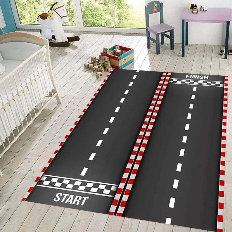 Racing Track Carpet Urban Tran - Commercial Printing Format recension och pris