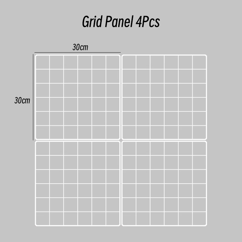Wall Grid Organizer Panel Set, - Screen Printing Frame Mesh recension och pris