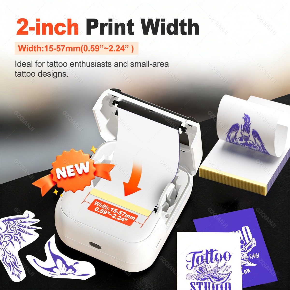 Mini Thermal Printer 57mm Wire - Printing On Commercial recension och pris