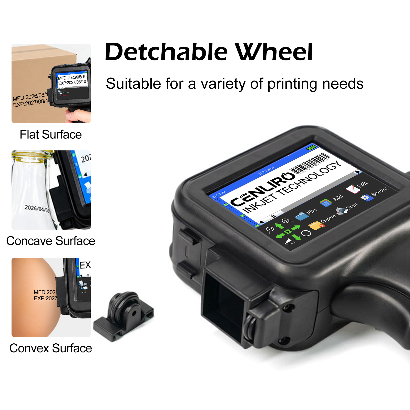 Cenliro CL11P Portable Handhel - Printing On Commercial recension och pris