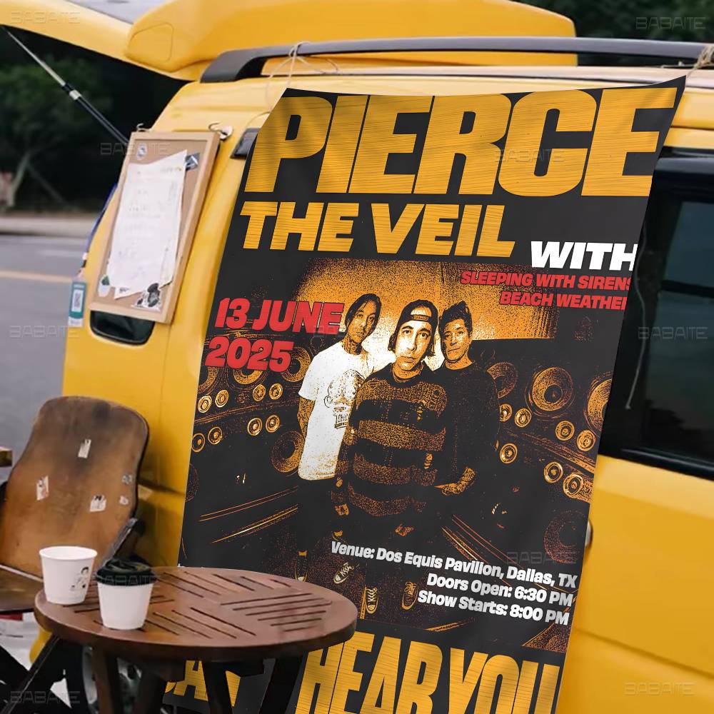 Pierce The Veil Music Band Adv - Commercial Printing Companies recension och pris