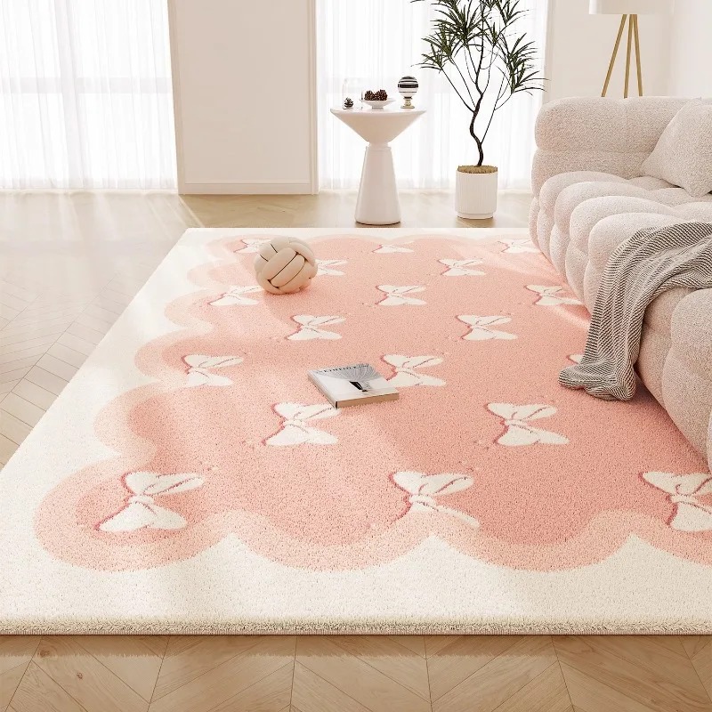 Sweet Pink Living Room Carpet  - Printing On Commercial recension och pris
