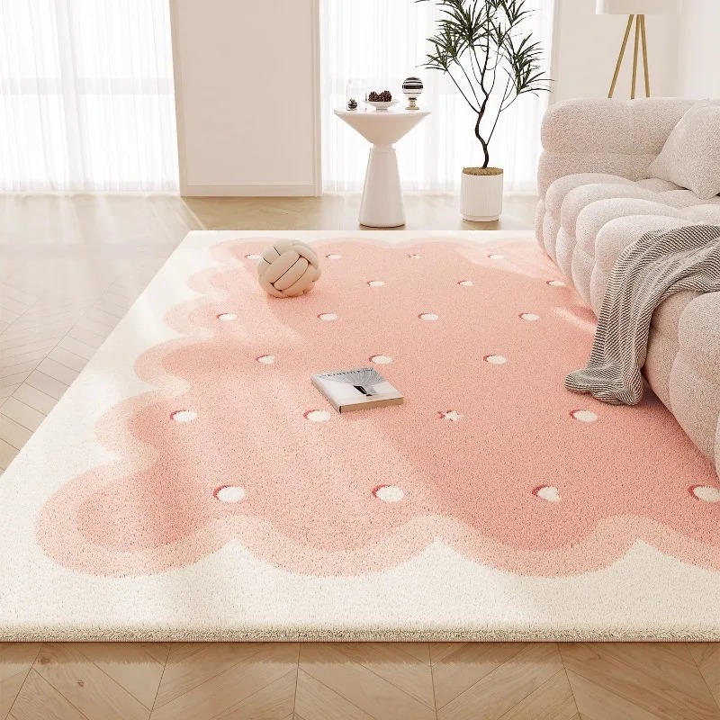 Sweet Pink Living Room Carpet  - Printing On Commercial recension och pris